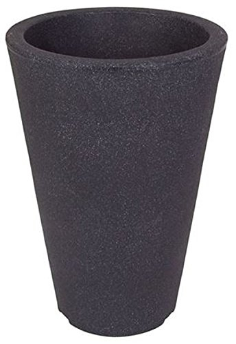 Sesua Pflanztopf Blumentopf Pflanzkübel Blumenkübel Capri anthrazit rund 24x35