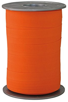 C.E. Pattberg Geschenkband Matt terracotta, 200 m Ringelband Paperlook zum Einpacken von Geschenken, 10 mm Breite, Zubehör zum Dekorieren & Basteln, Dekoband für Präsente, zu jedem Anlass