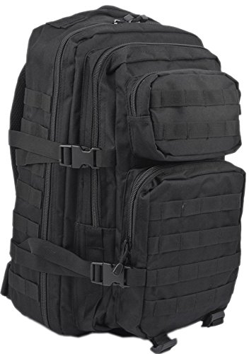 MilTec US Assault Rucksack 36 Liter Schwarz