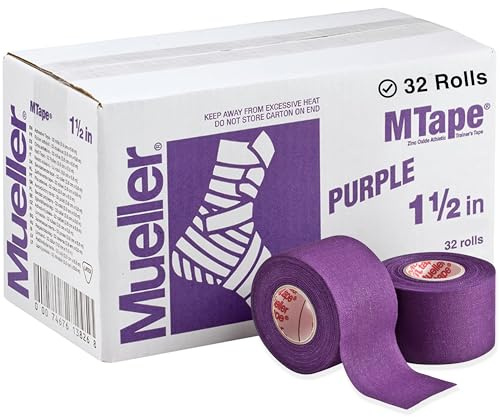 Mueller M-Tape, Sporttape, 3.8cm x 9.1m, lila, 32 Rollen