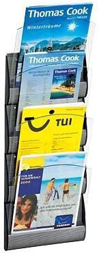 FAST PAPERFLOW Prospektwandhalter Integral fur DIN A4 Formate