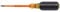 Klein Tools Insulated 1/8 Slotted - 4 Screwdriver 612-4-INS