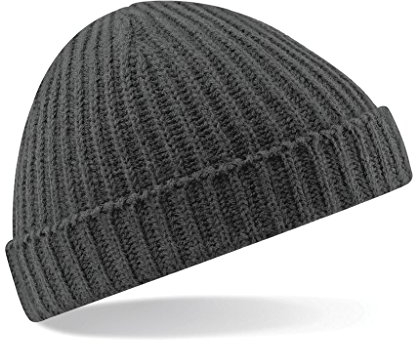 Beechfield Unisex Trawler Beanie Baskenmütze, Rauch, Einheitsgröße