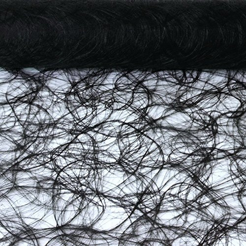 Sizoweb Tischband Schwarz 5 Meter lang 20cm breit