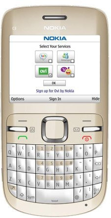 Nokia C3-00 Téléphone Portable Quadri bande EGSM Bluetooth Azerty Blanc