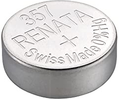 Renata 357 SR44W Knopfzelle für Armbanduhren (1,55 V) 10 Stück