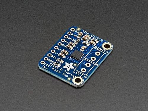 Adafruit Stereo 2.8W Class D Audio Amplifier - I2C Control AGC - TPA2016 [ADA1712]