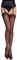 Merry Style Damen transparent Strapsstrümpfe MS 226 15 DEN (Schwarz, M-L (40-44))
