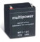 Multipower Blei-Akku 12V / 5Ah MP5-12C, 12V, 5000mAh, Pb [Elektronik]