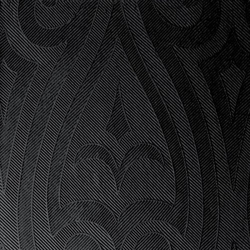 Duni Elegance-Servietten Lily schwarz, 48 x 48 cm, 40 Stück