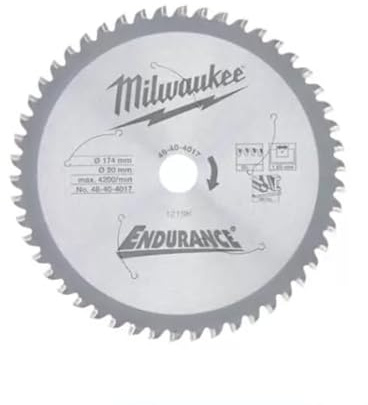 Milwaukee – Hand of Circular Saw Ø 174 mm Metal Blade, BOHRG. 20 mm, Z50
