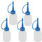 sourcingmap 30ml Industrial Glue Gel Oil Plastic Squeeze Bottle Dispenser 5pcs (Pack of 5)
