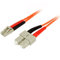 StarTech.com 1 m Multimode 50/125 Duplex LWL-Patchkabel LC - SC - Glasfaser Netzwerkkabel
