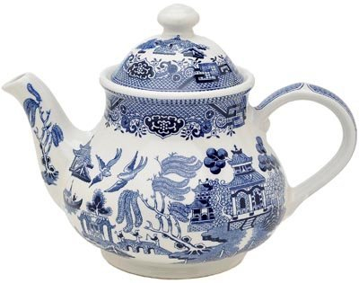 Churchill Blue Willow Teapot 2pt