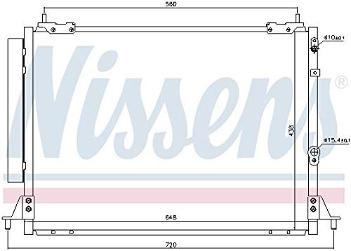 NISSENS 940188 Kondensator, Klimaanlage