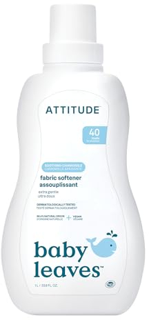 Attitude Weichspüler Night Time – 40 Waschladungen, beruhigende Kamille, 100 ml
