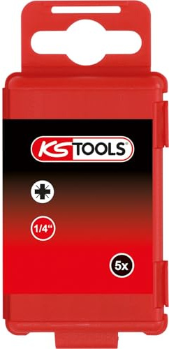 KS Tools 1/4' CLASSIC Bit PZ, 75mm, PZ1, 5er Pack