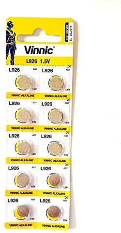 AG7 AG-7 LR927 LR926 GP399 Piles boutons pour montre, 1,55 v, lot de 10