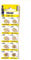 AG7 AG-7 LR927 LR926 GP399 Piles boutons pour montre, 1,55 v, lot de 10
