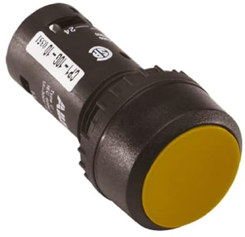 Abb -interlacec cp2-10y-11 - Compact flush button opaque yellow