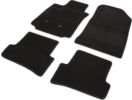 Tapis 407 Coupe, 2 Avants + 2 arrieres NOIR, du 11.05 au 08.11 sur mesure. Gamme Tapis LUXE GT