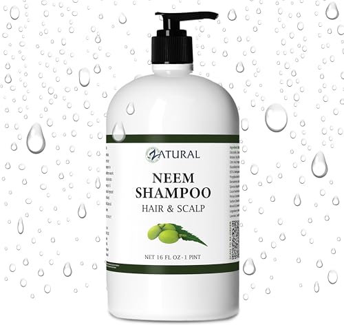 Naked Neem Neem Kopfhaut Shampoo (16 Unze) - reine Bio-Neem, 3 Größen, niedrigster Preis