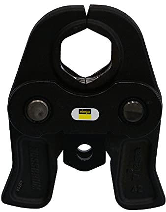 Viega 2299.9 Pressbacke PT2 für metallene Pressverbindersysteme ,Schwarz, Durchmesser 42 mm