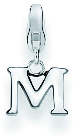 Dream Charms Damen Charm Anhänger 925 Sterling Silber rhodiniert Buchstabe M