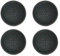 AKORD TPU Protective Analogue Thumb Grip Stick Caps for XBOX 360, XBOX One, PS4, PS5 Controllers - Black (Pack of 4)