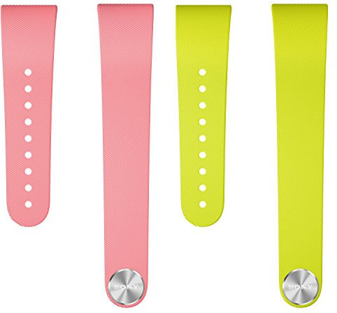 Sony Mobile Armband Wechselband für Sony SmartBand Talk in Größe S - Pink/Limette