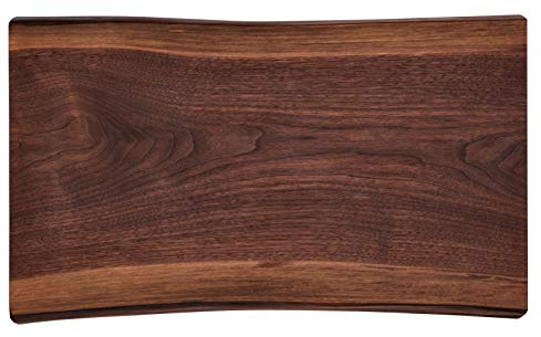 KAI Planche à découper en Noyer (Panneau Massif) - limitée à 200 pièces par an - Dimensions approximatives 58 x 35-40 x 5 cm - Planche à découper de Haute qualité Professionnelle