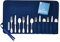 12 Piece Silver Flatware Storage Roll by Town Talk
