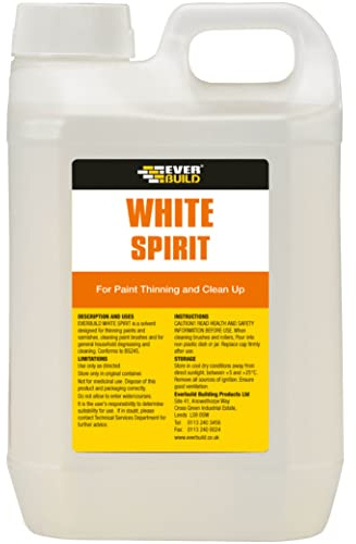 Everbuild White Spirit, 4 Litre | A Solvent For Thinning Paints And Varnishes