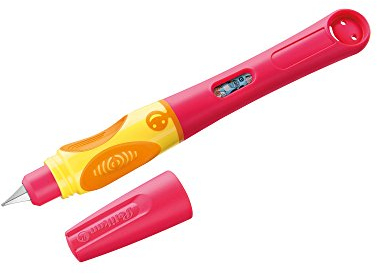 Pelikan 928028 Füllhalter griffix, Rot, für Linkshänder, mit Drehkappe