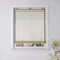 Yujiao Mao Uni Raffrollo Ösenrollo Kessy Biese transparent Voile Rollos 1er-Pack B*H 100 * 140cm Hellbraun