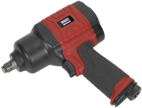Sealey Gsa6002 Composite Air Impact Wrench 1/2Sq Drive Twin Hammer
