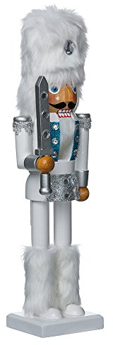 Kurt Adler Nussknacker als Russe, 38,10 cm, Weiß