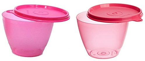 Tupperware Lot de 4 bols multicolores pour réfrigérateur (les couleurs peuvent varier, les couleurs disponibles seront expédiées)