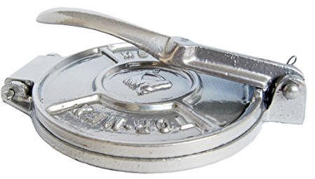 MexGrocer Tortilla Press Silver 15 cm