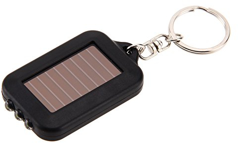Demiawaking Multifunktionale Solar 3 Licht LED Elektrische Taschenlampe Schlüsselanhänger Zubehör