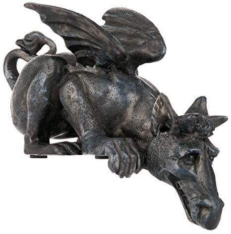 Design Toscano Whittingford, der traurige sitzende Drache, Figur