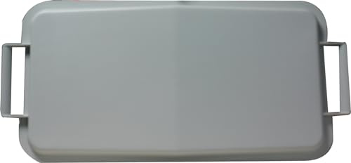 GRAF Deckel Mehrzweck-Behälter eckig 60 Liter grau