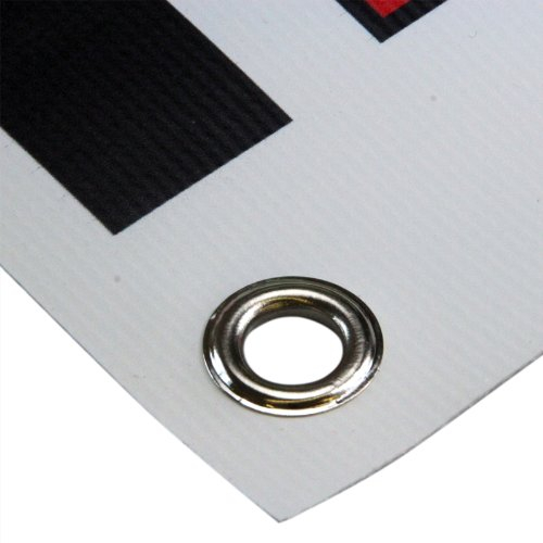 KDS PVC Banner Werbebanner von Ihrer Datei 1 x 1 Meter inklusive Druck und Ösen