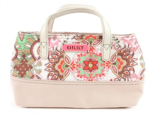 Oilily Kaleidoscope Pouch Sand