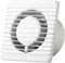 Badventilator Ø 100 mm in weiß MKK-PLANET mit Netzstecker und Kippschalter Lüfter Ventilator Front Wandlüfter Badlüfter Ventilator Einbaulüfter Bad Küche leise 10 cm
