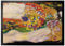 1art1 Gustav Klimt Wasserschlangen II, 1904-1907 Fußmatte Dekomatte Innenbereich | Design Türmatte 70x50 cm