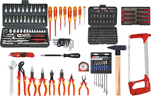 KS Tools 117.0195 Valise Trolley, outils isolés 1000V