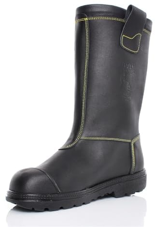 HAIX Fireman Yellow Le modèle découverte. noirUK 8 / EU 42