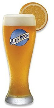 Blue Moon 16 Oz Pilsner Beer Glass Set of 2. Durable, High Quality Pint Glasses from Blue Moon Brewing Company.