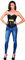 Rubie`s Justice League Damen Kostüm Batgirl Pailletten Corsage Gr.M